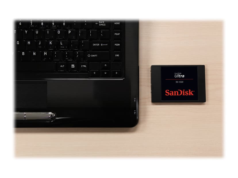 SanDisk Ultra 3D SSD-levy 1000GB 2.5