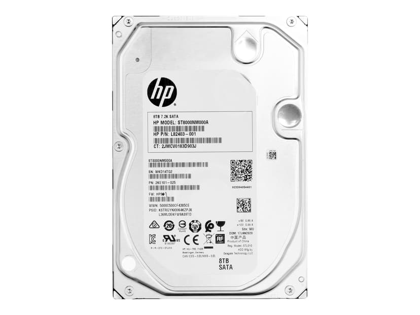 HP - Harddisk 8TB 3.5" 7200rpm SATA-600