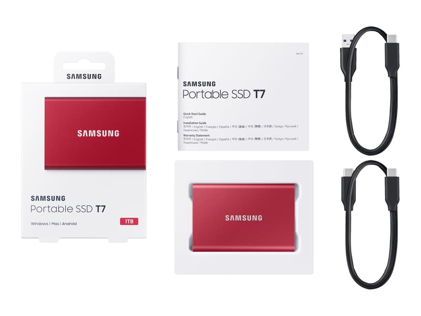 Samsung Portable SSD T7 1000GB USB Type-C