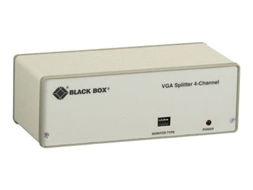 Black Box VGA Video Splitter (Incl. Cables) - 4-Port