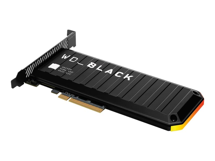 WD Black An1500 2TB Nvme Pcie Gen3 X8 SSD SSD-levy 2000GB PCIe-kortti PCI Express 3.0 x8 (NVMe)