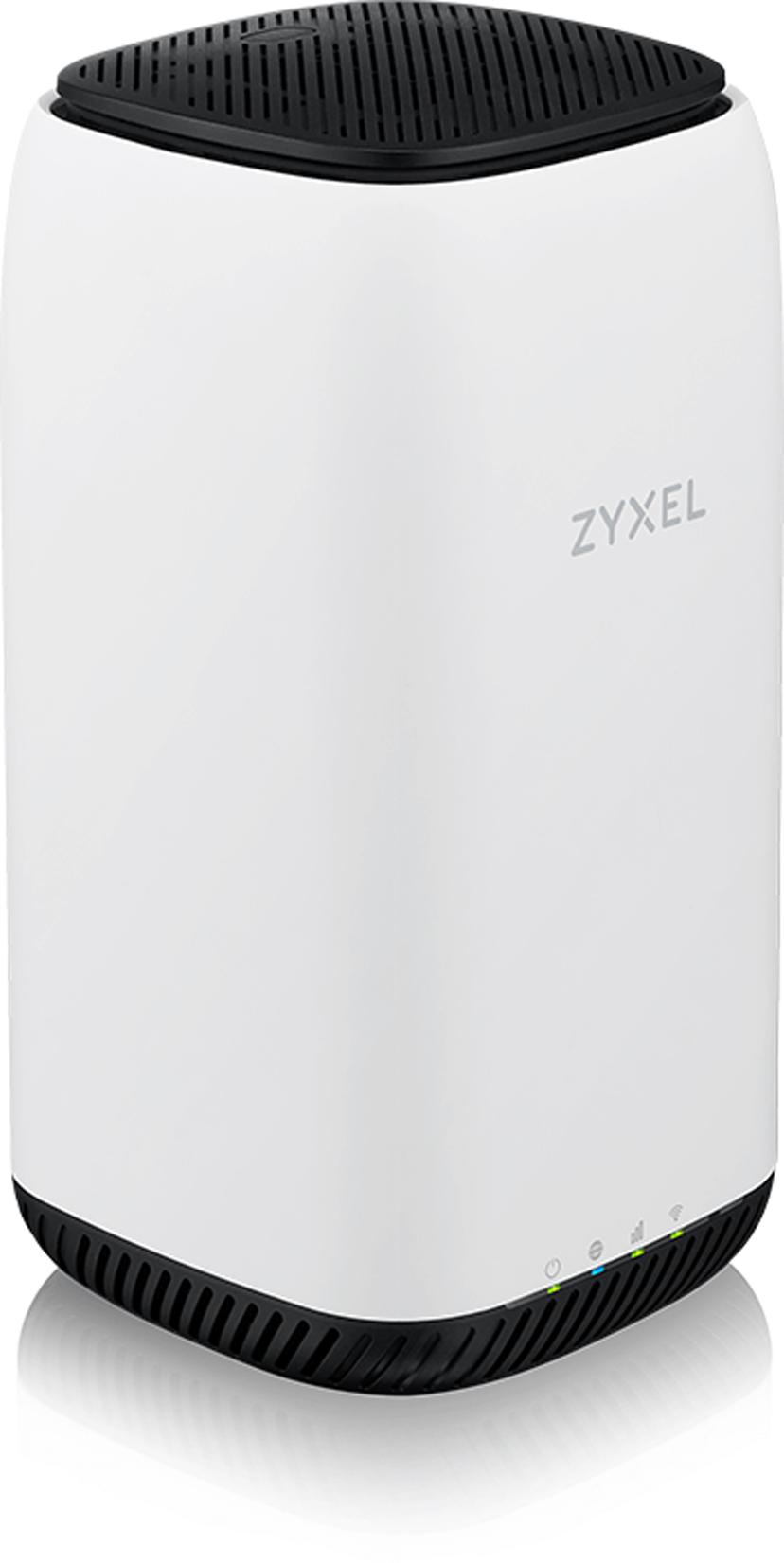 Zyxel Paketti, joka sisältää Zyxel NR5101 -reitittimen ja Poynting XPOL-2-5G -antennin