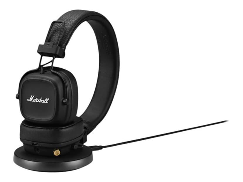 Marshall Major IV Headphone Kuulokkeet 3,5 mm jakkiliitin Stereo Musta
