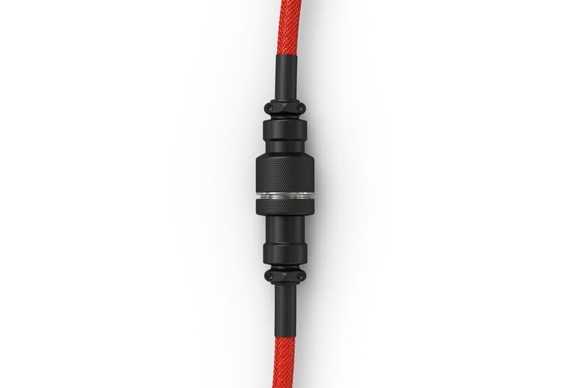 Glorious Coil Cable - Crimson Red 1.37m 24 pin USB-C Hane 4-stifts USB typ A Hane