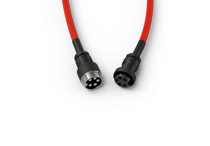 Glorious Coiled Cable - Crimson Red 1.37m USB-C