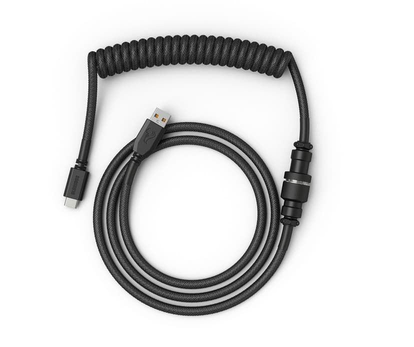 Glorious Coiled Cable - Phantom Black 1.37m USB-C