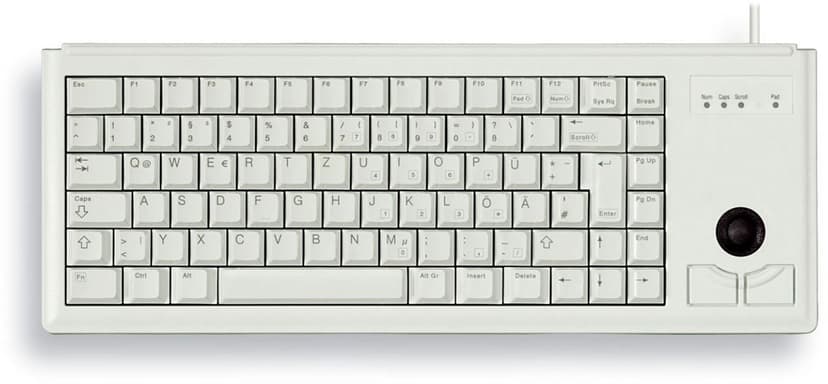 Cherry Compact-Keyboard G84-4400 Langallinen, USB Yhdysvaltain Näppäimistö