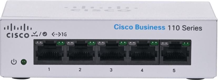 Cisco 5-porttinen CBS110-työpöytäkytkin