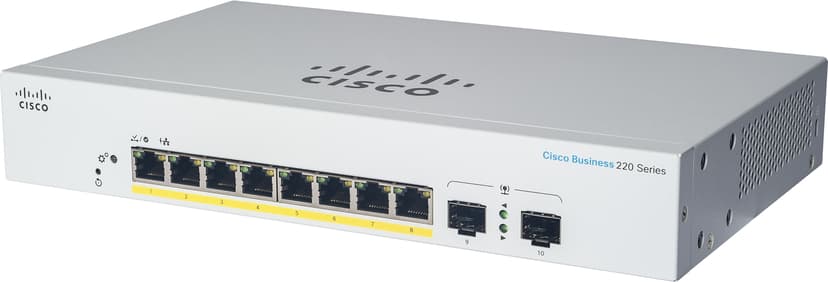 Cisco CBS220 8G 2SFP Smart Switch