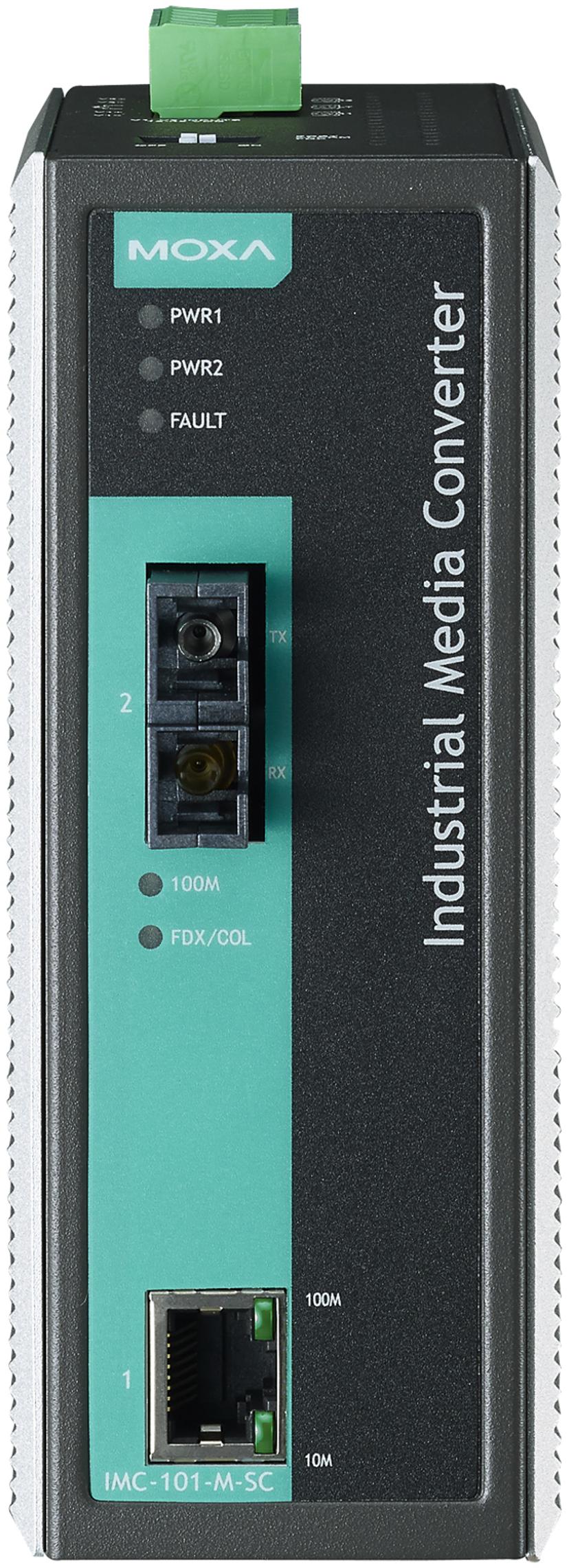 Moxa IMC-101-M-SC Industrial Fiber Media Converter