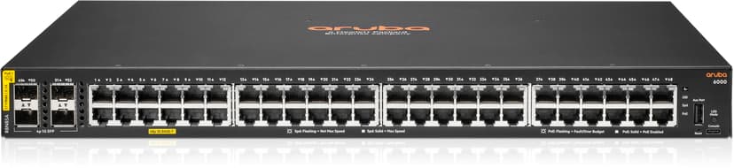 Aruba CX6000 48G 4SFP PoE 370W