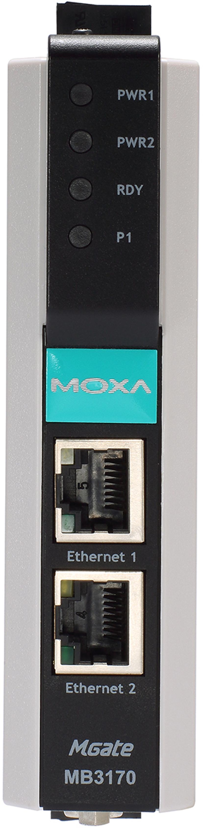 Moxa Mgate MB3170 1-porters Modbus til Ethernet-gateway