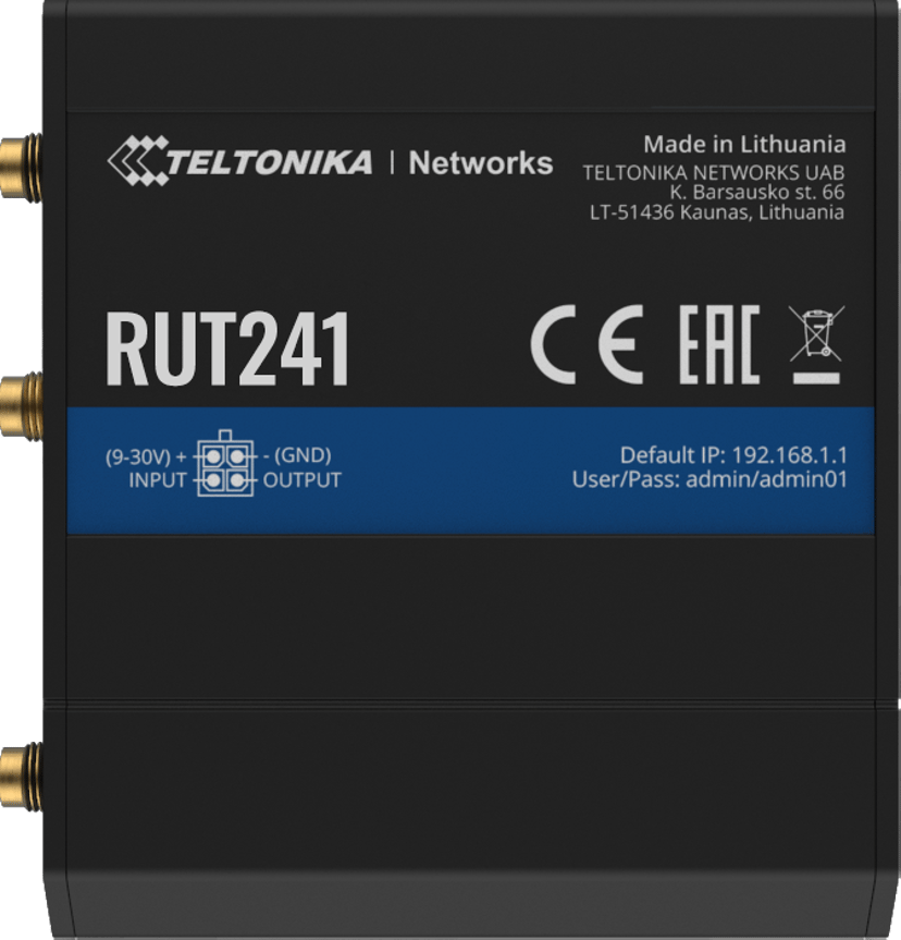Teltonika RUT241 Industriell trådløs LTE-ruter