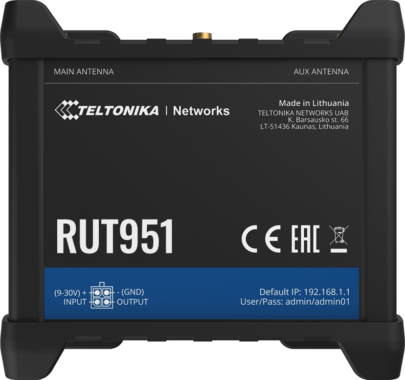 Teltonika RUT951 Industrial LTE Router - (Löytötuote luokka 2)