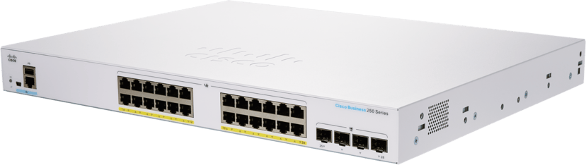 Cisco CBS250 24G 4SFP PoE 370W Smart Switch