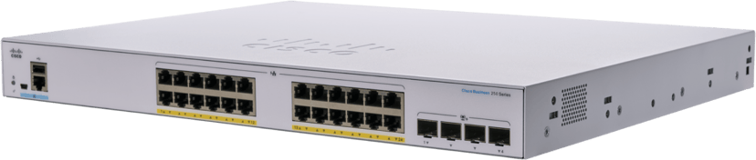 Cisco CBS250 24G 4SFP+ PoE 370W Smart Switch