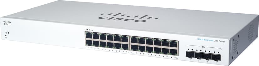Cisco CBS220 24G 4SFP+ Smart Switch