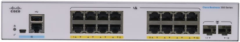 Cisco CBS350 16G 4SFP PoE 240W Managed Switch