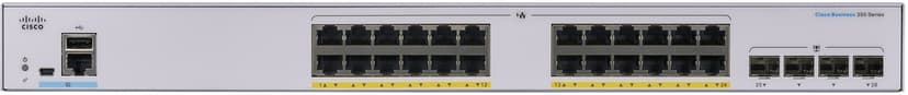 Cisco CBS350 24G 4SFP PoE 195W Managed Switch