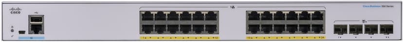 Cisco CBS350 24G 4SFP+ PoE 370W Managed Switch