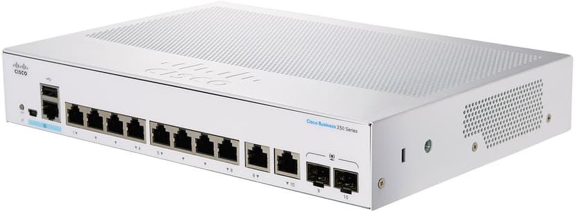 Cisco CBS350 8G 2SFP PoE 67W Managed Switch