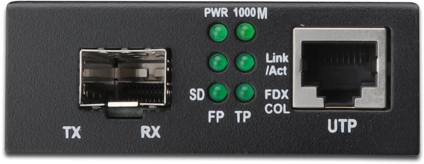 Digitus DN-82130 Fibermedieomformer RJ-45 SFP (mini-GBIC)