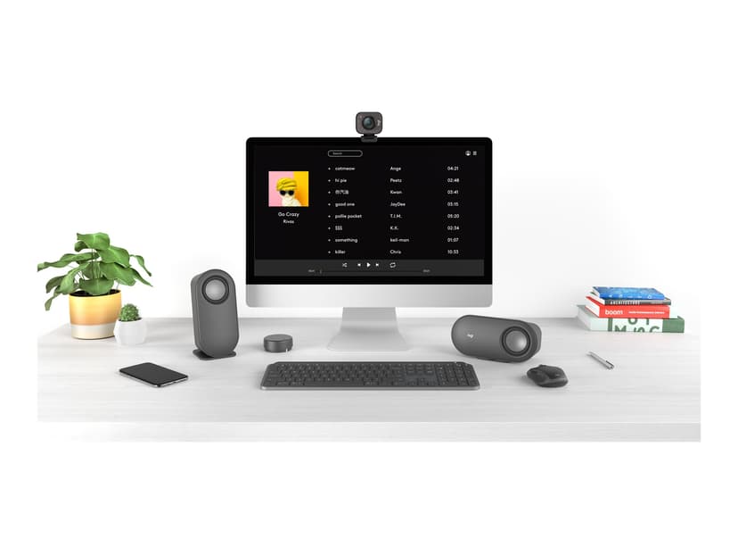 Logitech StreamCam USB-C 3.1 Gen 1 Livestreamingkamera Svart