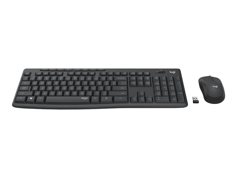 Logitech MK295 Silent Nordiska länderna Sats med tangentbord och mus