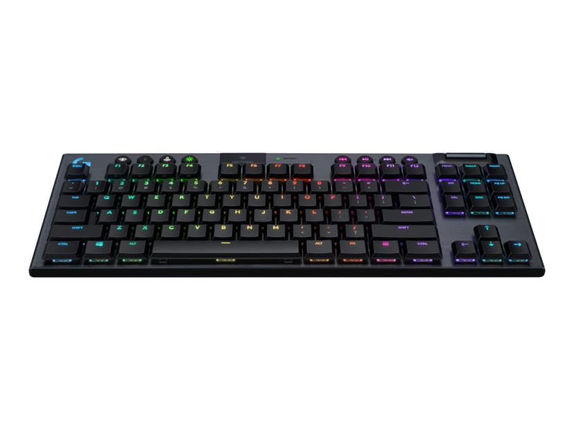 Logitech G915 TKL Tenkeyless LIGHTSPEED RGB Trådlös Nordisk Svart Tangentbord