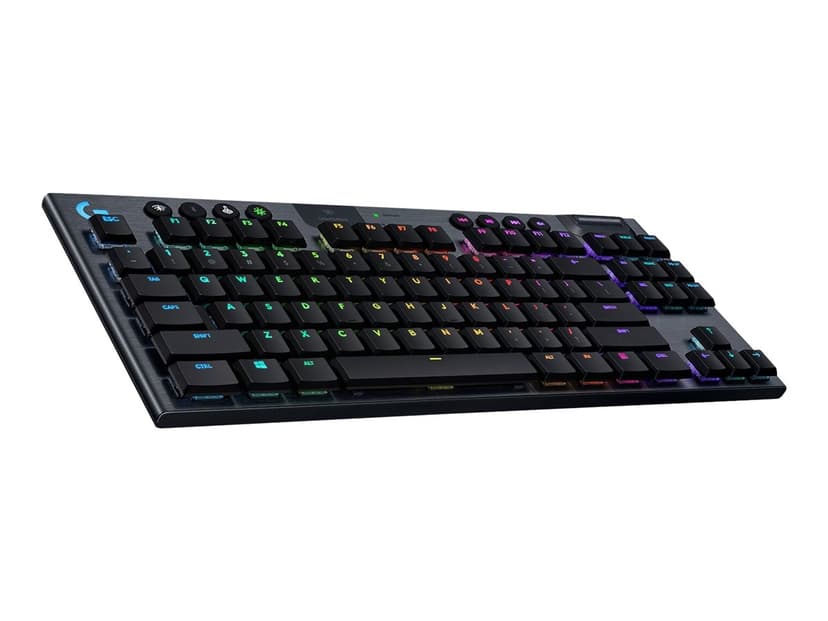 Logitech G915 TKL Tenkeyless LIGHTSPEED RGB Langaton, Bluetooth, LIGHTSPEED, USB Pohjoismaat Näppäimistö