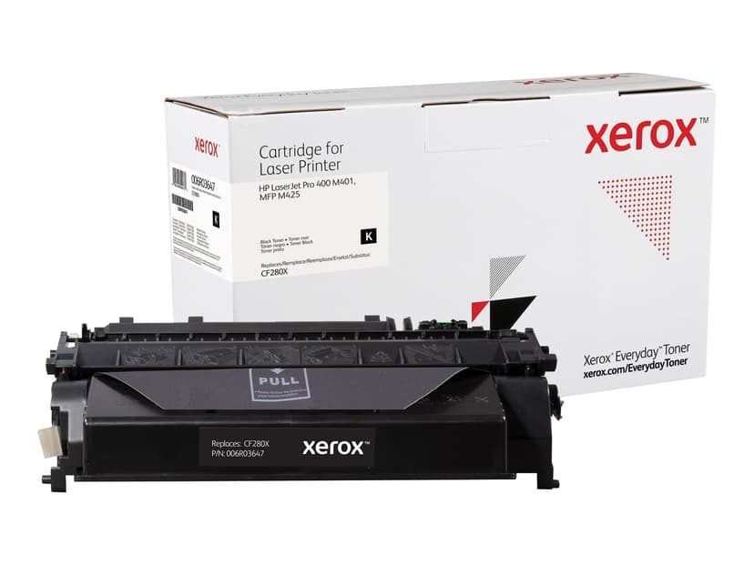 Xerox Musta erittäin riittoisa Everyday HP Toner 80X (CF280X) -värikasetti