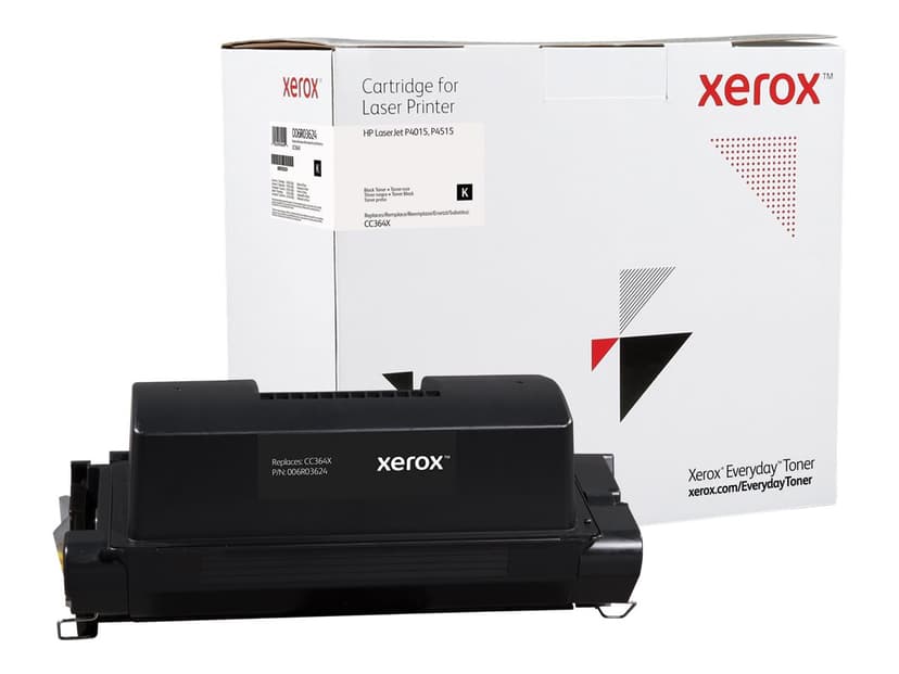 Xerox Musta riittoisa Everyday HP Toner 64X (CC364X) -värikasetti