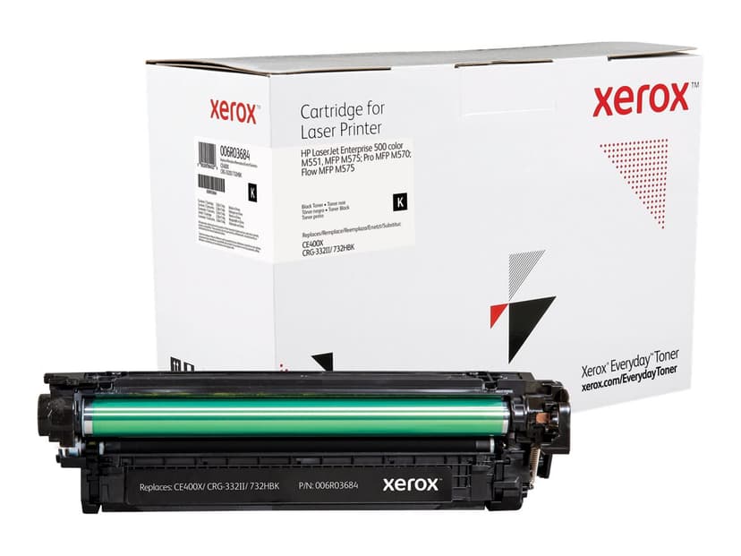 Xerox Musta riittoisa Everyday HP Toner 507X (CE400X) -värikasetti