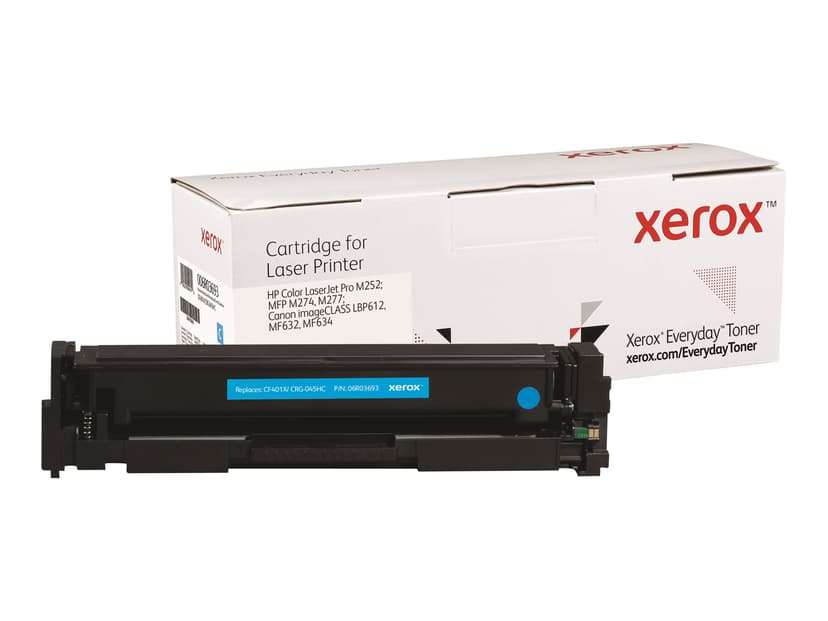 Xerox Everyday V�rikasetti Vaihtoehtona HP Syaani 201X (CF401X) HC