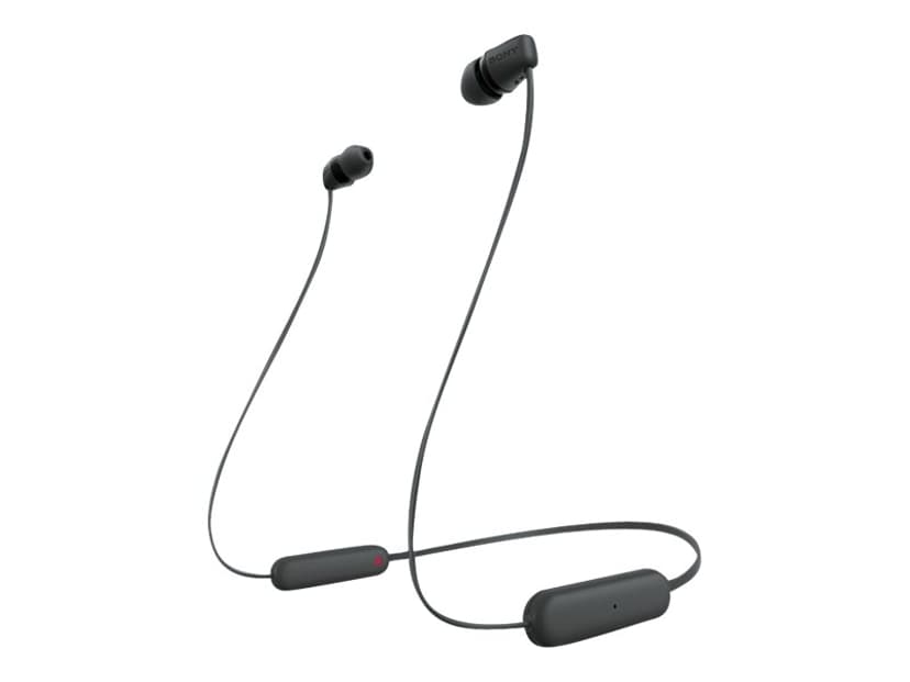 Symptomen Hoe dan ook verband Sony WI-C100 Draadloze koptelefoon met oortjes In-ear hoofdtelefoons Stereo  Zwart (WIC100B.CE7) | Dustin.nl