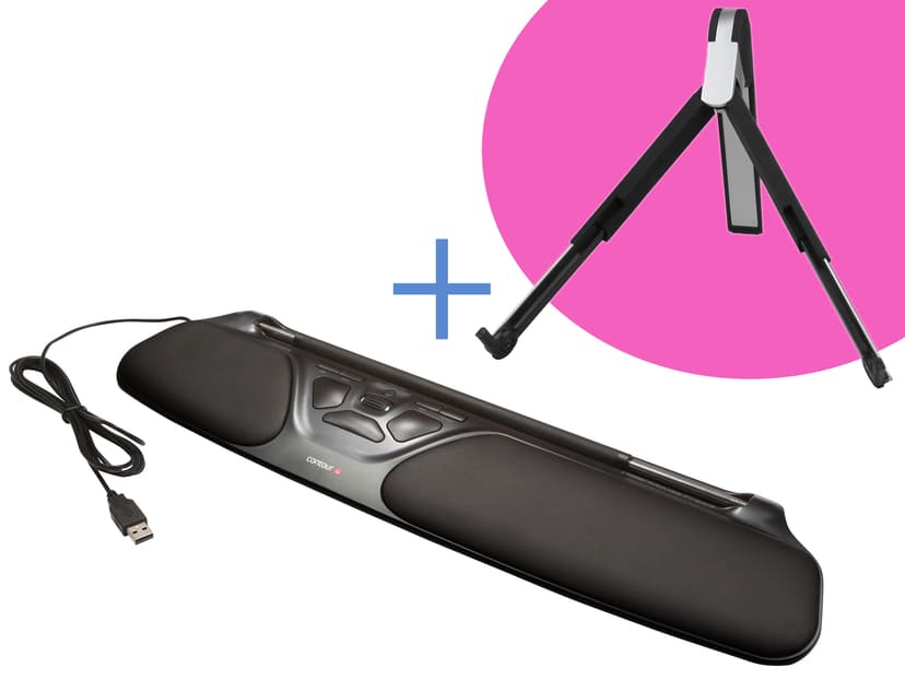 Contour Design RollerMouse Free3 + Laptop Stand Kablet 2800dpi Central