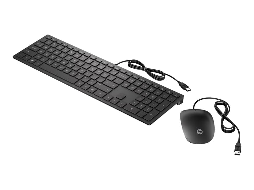 HP Pavilion 400 Nordiska länderna Sats med tangentbord och mus