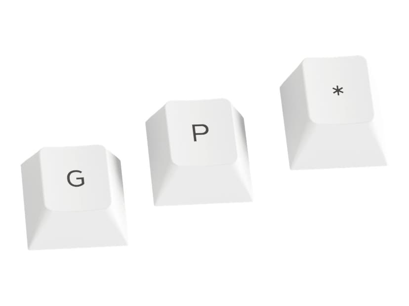 Glorious GPBT Keycaps ISO Nordic-Layout Arctic White