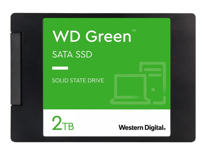 WD Green SSD-levy 2000GB 2.5" Serial ATA-600