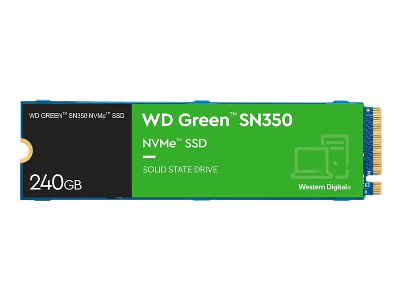 WD Green SN350 SSD-levy 240GB M.2 2280 PCI Express 3.0 x4 (NVMe)