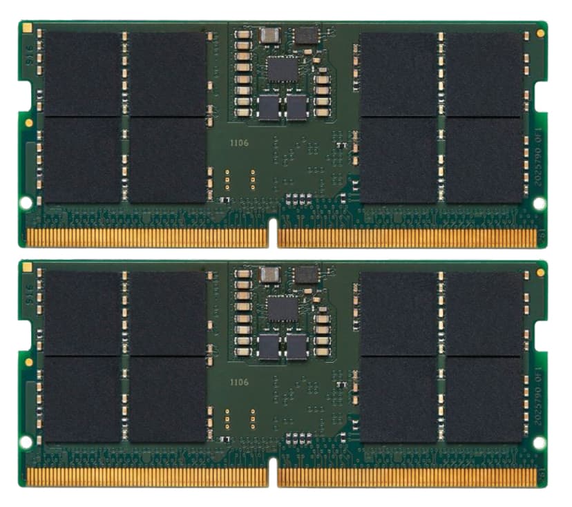 Kingston 32Gb 2X16gb Ddr5 4800Mhz Sodimm Kit 32GB 4,800MHz CL40 DDR5 SDRAM SO DIMM 262-pin