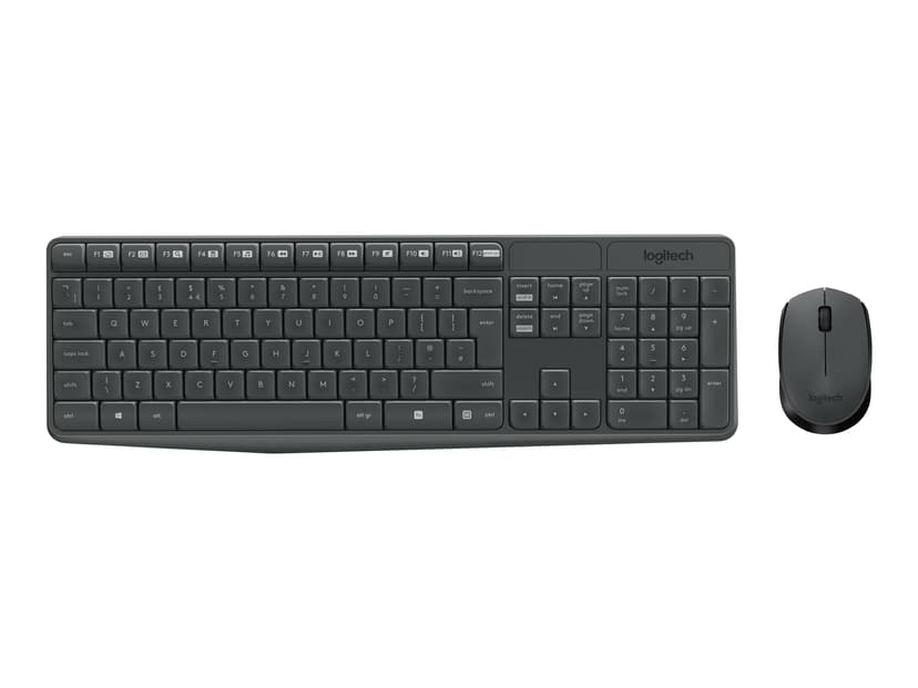 Logitech MK235 Engels - VS/internationaal Toetsenbord en muis set