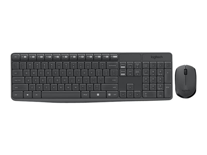 Logitech MK235 Engels - VS/internationaal Toetsenbord en muis set