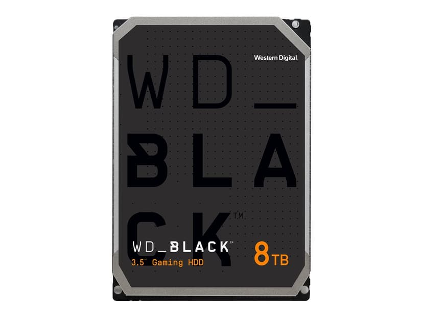 WD BLACK 8Tt 3.5" 7200kierrosta/min Serial ATA-600