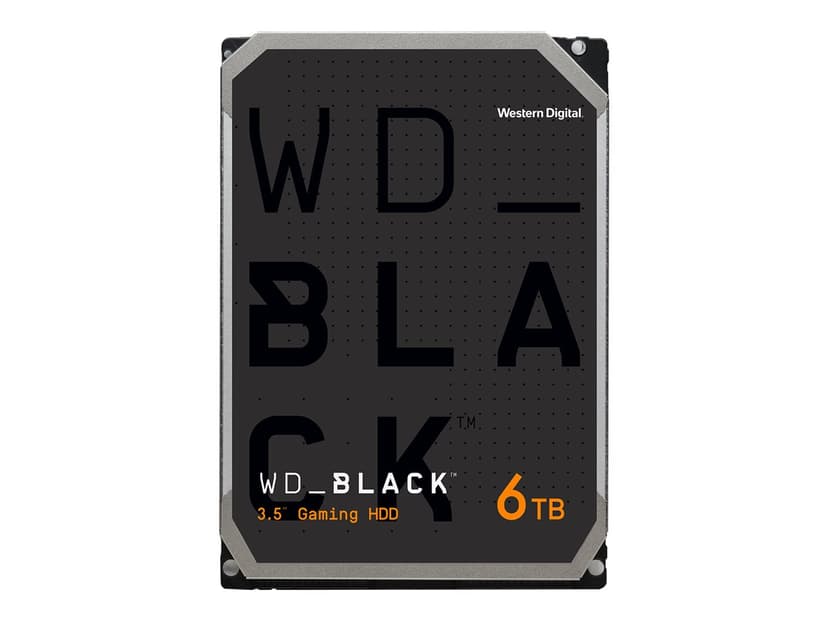 WD BLACK 6Tt 3.5" 7200kierrosta/min Serial ATA-600