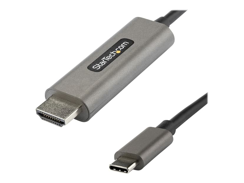 Startech .com 16ft (5m) USB C to HDMI Cable 4K 60Hz with HDR10, Ultra HD USB Type-C to 4K HDMI 2.0b Video Adapter Cable, USB-C to HDMI HDR Monitor/Display Converter, DP 1.4 Alt Mode HBR3 5m USB-C Uros HDMI Uros