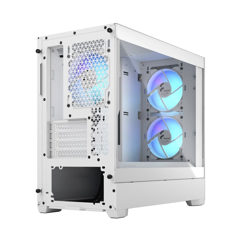 Fractal Design POP Mini Air RGB White Clear Glass Matx Valkoinen