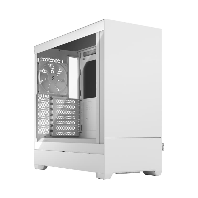 Fractal Design POP Silent White Clear Glass ATX Hvid