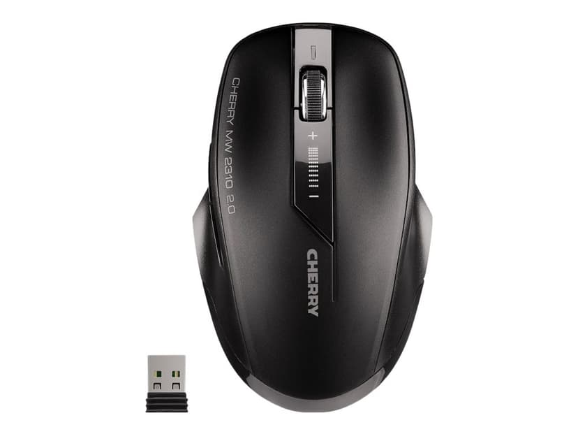 Cherry MW 2310 2.0 Draadloos 2,400dpi Muis Zwart