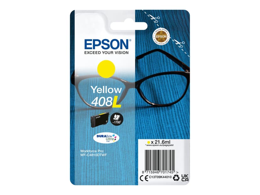 Epson Muste, keltainen, 408XL – WF-C4810